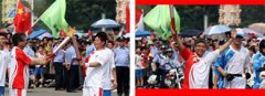 奧運圣火抵達惠州，旭日集團總經理，常宏公司董事長楊勛擔任火炬手